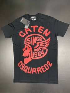 dsquared black and red t shirt