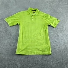 Nike Tiger Woods Collection Green Polo Shirt Size S Cotton/Polyester Mens 4107