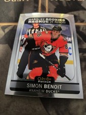 2021-22 O-Pee-Chee Platinum Base Marquee Rookies Simon Benoit #235 Ducks