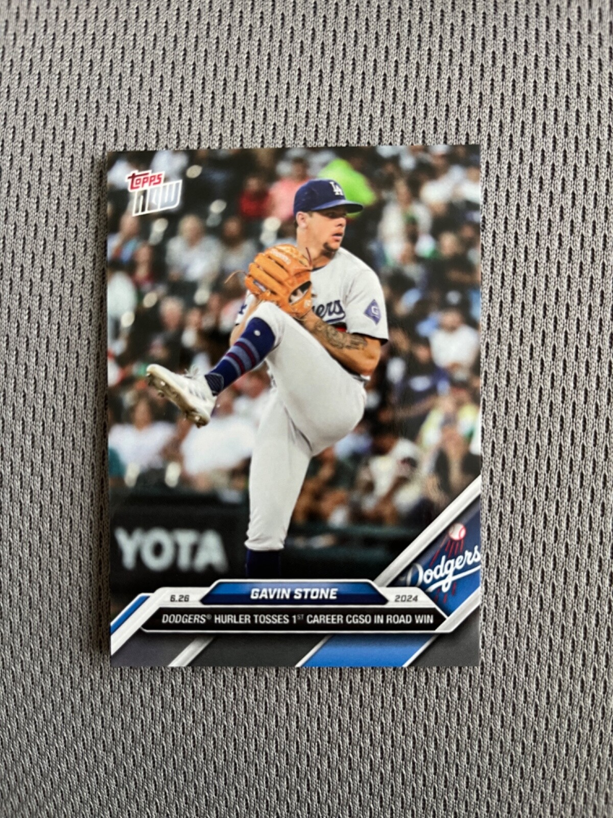 2024 Topps Now 352 Gavin Stone First Career Complete Game Shutout