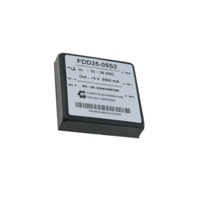 FDD25-05S2 Converter: DC/DC 25W UEing: 18-36V 5VDC IAusg: 5A 70g CHINFA ELECT...