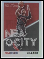 2019-20 Hoops Premium Stock #6 Damian Lillard NBA City Holo
