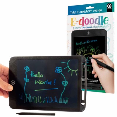 E-Doodle Digitales Zeichentablet 10 Zoll - Neu, Leichtes Kunstblock