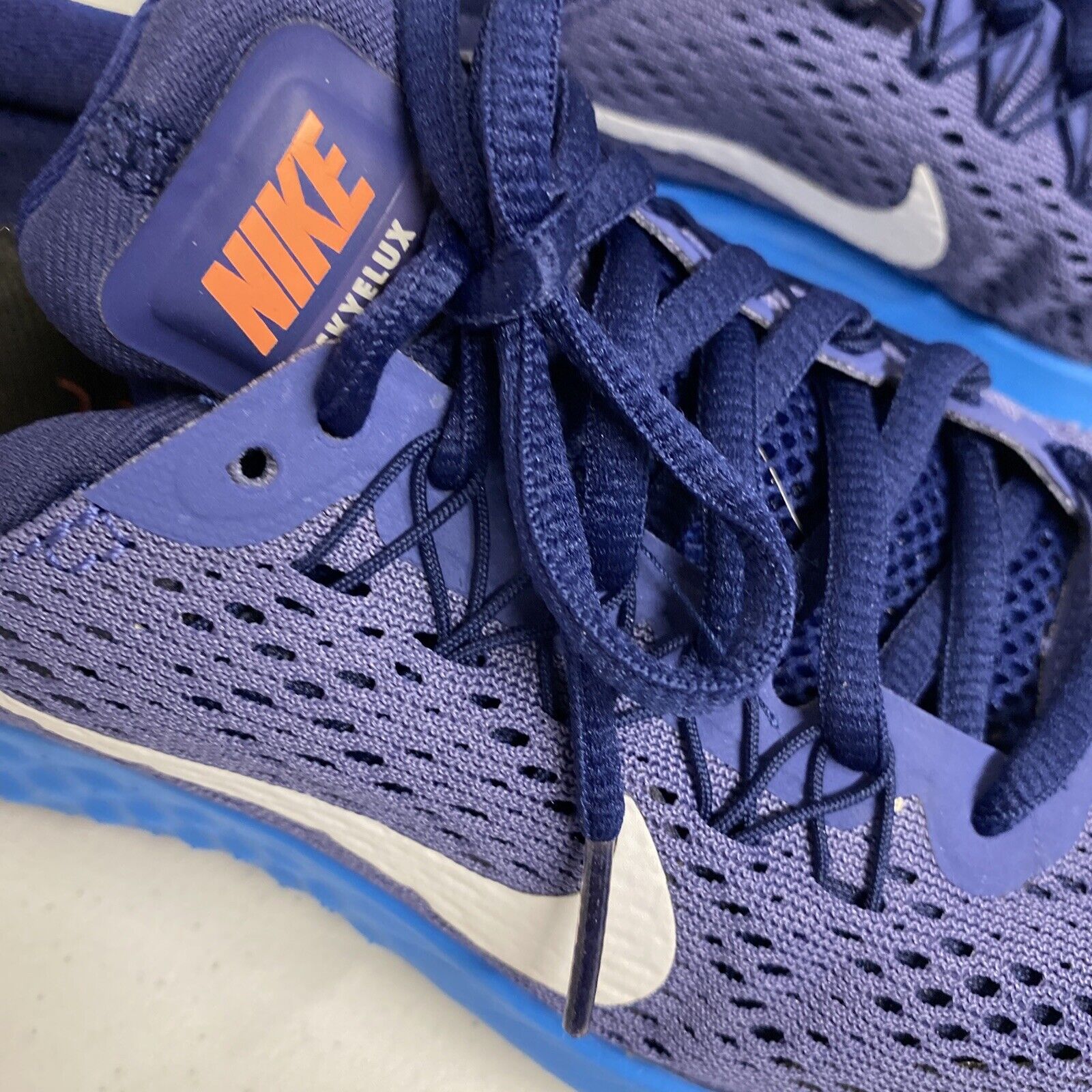 Nike Turquoise Purple Run Easy Running Shoe Women's 5 Soft Supportive Tie | eBay