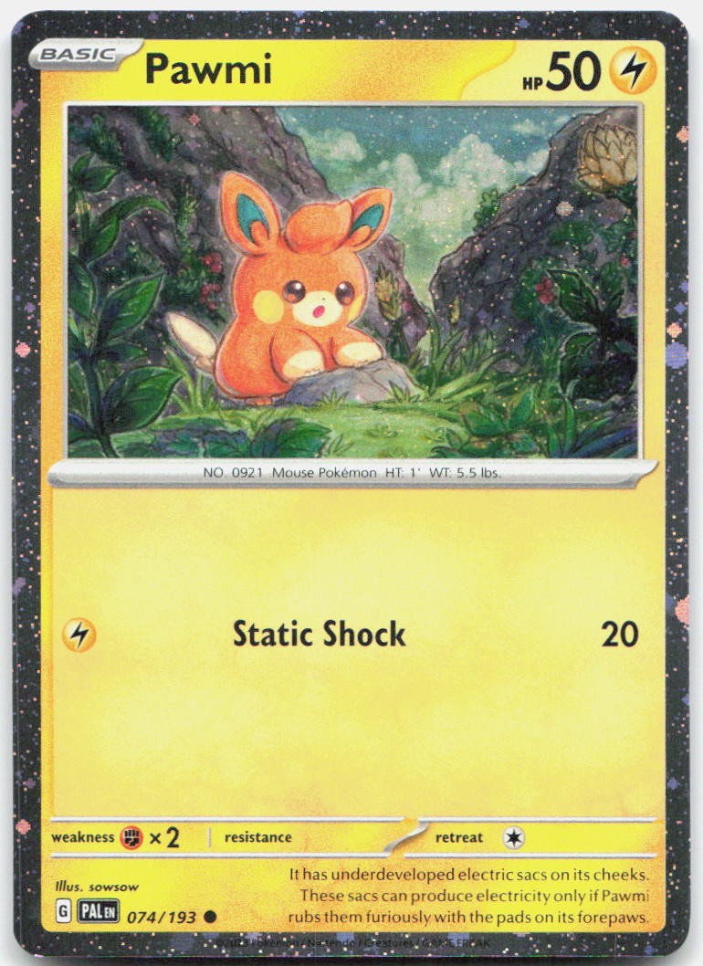 Pawmi (Cosmo Foil) 074/193 Holo Promo Miscellaneous Cards & Products Pokemon NM