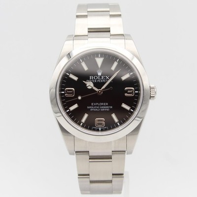 [2925] Rolex Explorer 39mm - 214270 Box&Papiere 2011 LC100 Oyster Sehr gut