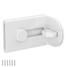 Sliding Door Lock, 90 Degree Door Hasp Latch Lock, Stainless Steel Security R...