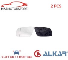REAR VIEW MIRROR GLASS PAIR LHD ONLY ALKAR 6401797 2PCS A NEW OE REPLACEMENT
