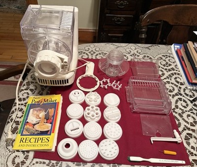 Popeil Automatic Electric Pasta Maker w/ Shaping Dies & Accessories