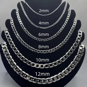 Hot 925 Sterling Solid Silver Sideways Chain Women Men Necklace Jewelry Gift