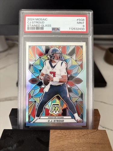 2024 CJ Stroud Stained Glass Case Hit PSA 9 Mosaic Beautiful Card & Slab 🔥