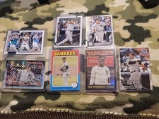 Lot Of 7 New York Yankees Inserts, Parallels, And An Image Variation
