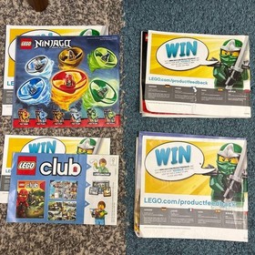 LEGO NINJAGO Ronin R.E.X. 70735 Titanium Dragon 70748 70747 70589 Set W/Manuals