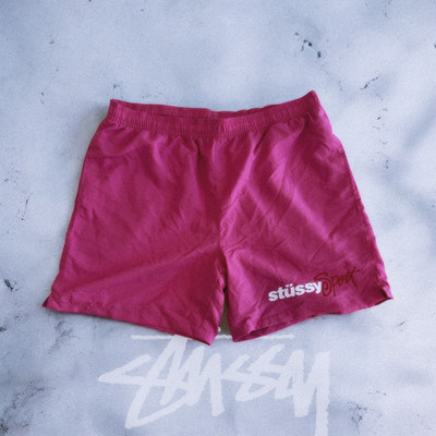 STUSSY AU Sport Water Beach Shorts-Pink, Size: 30, 34 100% Authentic NEW
