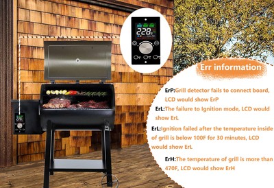 Pit Boss Digital Thermostat Controller With WiFi & Bluetooth - Replacement Board For Pellet Grills