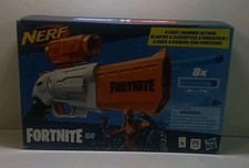 Nerf Fortnite SR Blaster 8 Dart Hammer Action Blaster Official NEW Scope  Darts