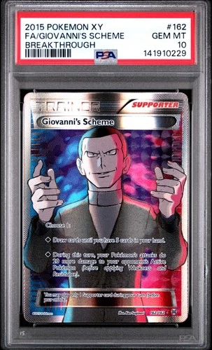 PSA 10 - XY Breakthrough - Giovanni's Scheme - 162/162 - Full Art Ultra Rare
