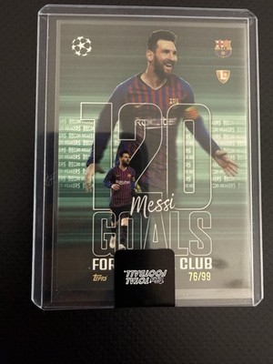 Lionel Messi 2025/26 Topps Total Football Record Breakers /99 FC Barcelona ARG