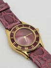 Vintage Seiko Ladies Quartz Watch New Battery Red 1N00-0K69