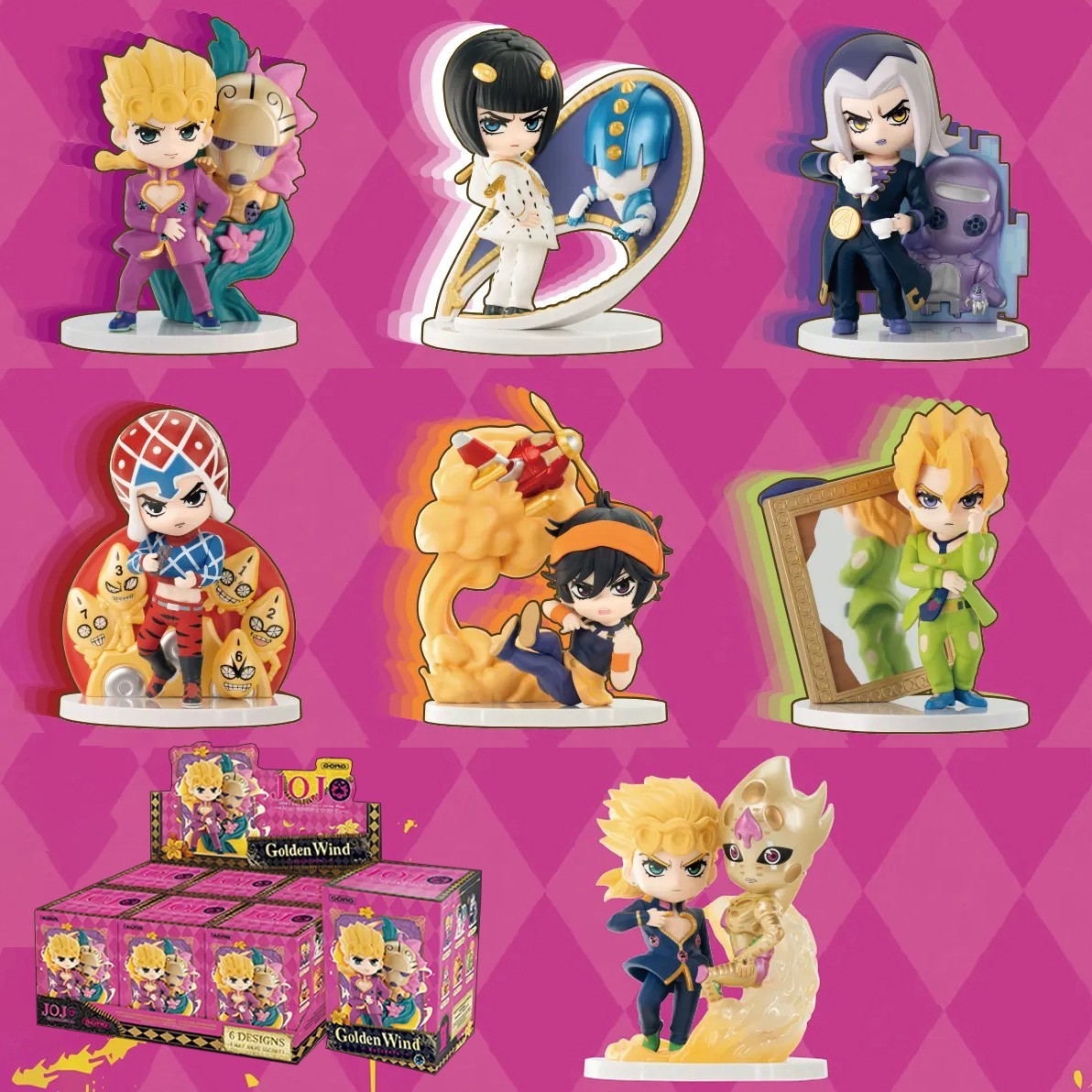 POP MART JoJo's Bizarre Adventure Golden Wind Series Figure Sealed