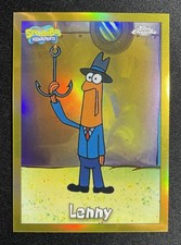 2025 Topps Chrome SpongeBob SquarePants Lenny #167 Gold Refractor /50