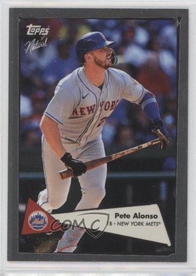 2022 Topps X Naturel 1952 Silver Foil Puzzle Back 107/150 Pete Alonso #32 qf6
