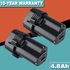 2X 10.8V Replace Battery for Makita BL1013 Li-ion BL1014 194550-6 LCT203 4.8AH