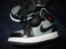NEW Jordan 1 Mid TD BABY SNEAKERS Shoes Shadow Red 640735-096 SIZE 3C