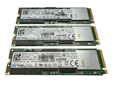 Lot of 3 Intel Pro 6000p 256GB NVMe SSD M.2 2...