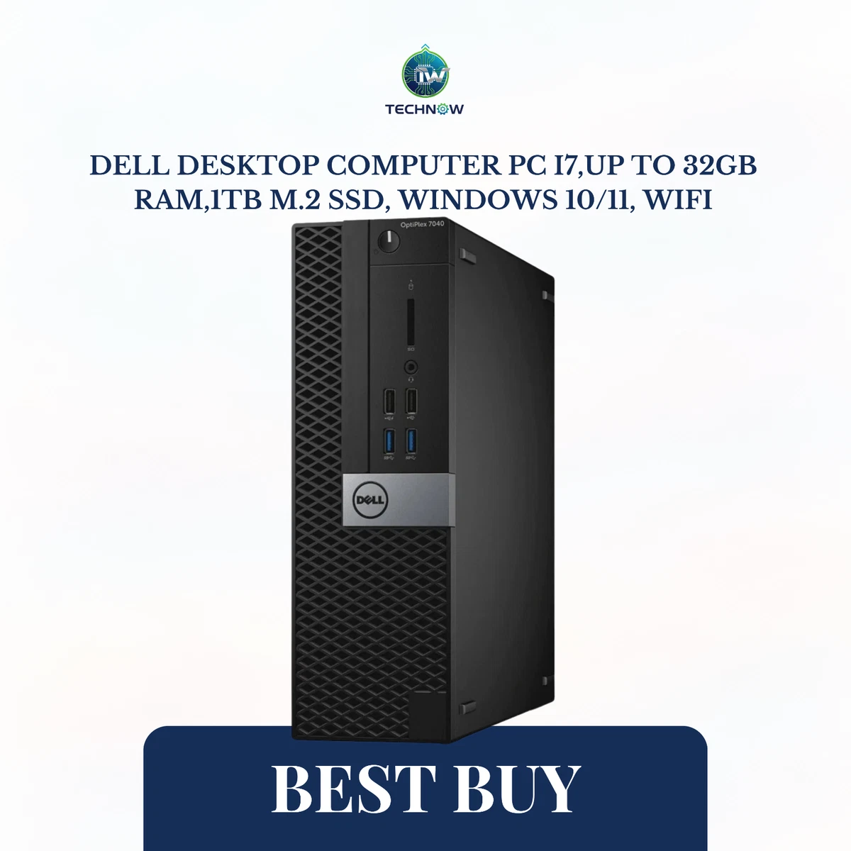 DELL Desktop Computer PC i7,up to 32GB RAM,1TB m.2 SSD, Windows 10
