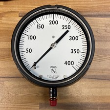 Ashcroft Duragauge 1279S Air Pressure Gauge 6" 1/4β 0-400psi MADE in USA