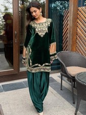 Designer Indian Pakistani top pent dupata Dress Party Wear Suit wedding