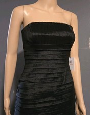 Calvin Klein Womens Black Strapless Cocktail Party Dress Size 2 NWT 