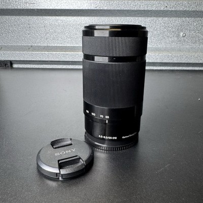 Sony E 55-210mm f/4.5-6.3 OSS SEL55210 E-Mount Lens Black - READ