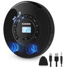 Portable CD Player, CD Player for Car with Bluetooth and FM Transmitter, NEW