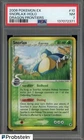 2006 Pokemon EX Dragon Frontiers #10 Snorlax Holo PSA 7 NM