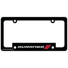 Dodge Durango License Plate Frame โ Made in USA | Polypropylene Plastic 6.