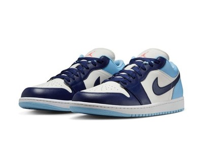 NIKE Air Jordan 1 Low Blue Void 553558-149 EUR 46 UK 11 US 12 New