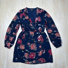 Lulu's Floral Pretty Pretender Romantic Ruffle Party Mini Cocktail Dress XS