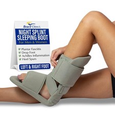 Padded Night Splint 90 Degree Immobilizing Stretching Sleep Boot- Foot Recovery