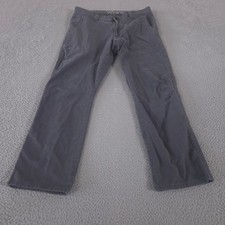 Wrangler Pants Mens 34x30 Gray ATG All Terrain Gear Utility Straight Leg Canvas