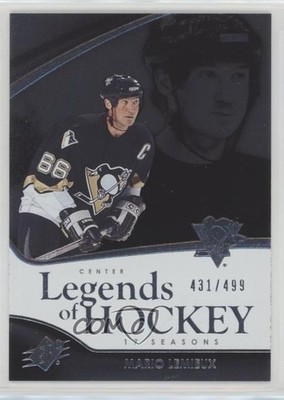2011-12 SPx Legends of Hockey 431/499 Mario Lemieux #119 HOF 2o7