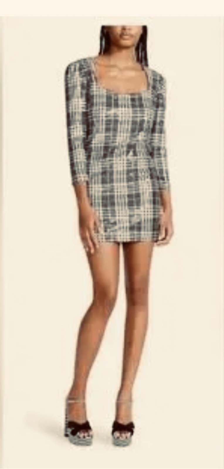 Betsey Johnson Women's Metallic Mini Dress Size Small NWT