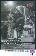 2025-26 Upper Deck Young Guns Canvas Black And White #C97 Donovan Sebrango