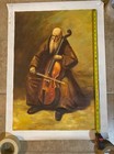 Hand Painted Replica Of “Monk With A Cello” By Corot. 20” X 28” Canvas. — photo 2