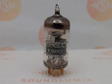 1x Mullard CV2492 E88CC O-getter - G.E.C. Label - Mitcham 1962 - Near NOS