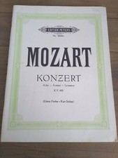 Mozart Konzert A major K.V. 488 Edition Peters