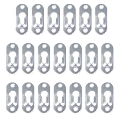 20pcs/Lot Metal Keyhole Hanger Fasteners for Picture Frames Mirrors Cabinet