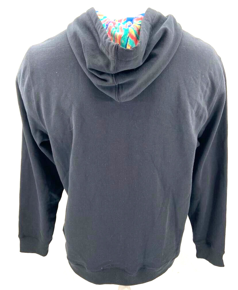 NEW Chubbies 614231-025 The Night Schwoodie FZ Terry Hooded Black Jacket Mens XL