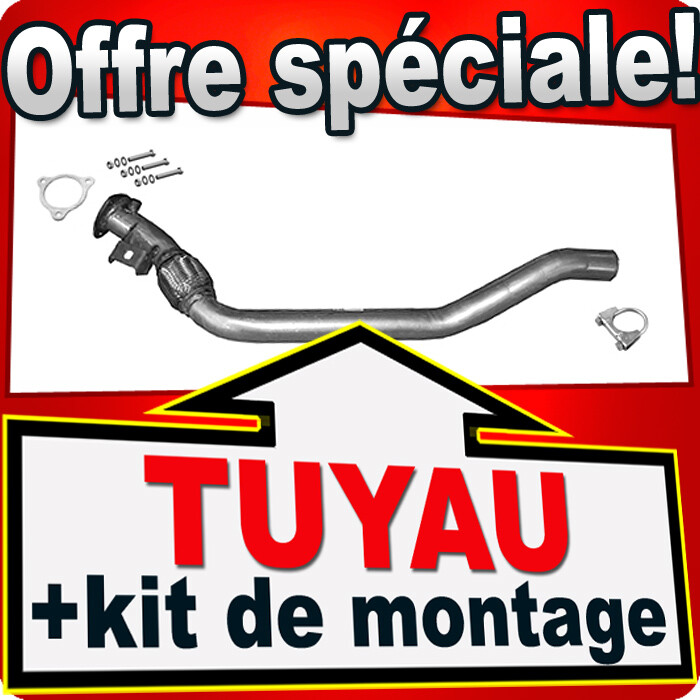 Tuyau avant pour Seat Exeo 2.0 TDI berline et break - Échappement acier d'origine